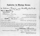 Addison and Dorothy (nee Dutoit) Lewis Marriage License