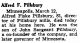 Alfred Fiske Pillsbury Obituary