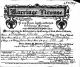 Benjamin and Anna (nee Murphy) Stuber Marriage License