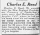 Charles Edson Reed Obituary