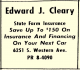 Edward Cleary State Farm Insurance Ad