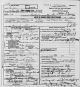 Frank Stinger Death Certificate