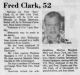 Fred Samuel Clark Obituary
