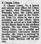 Frederick Chapin Litten Obituary