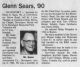 Glenn Sears Obituary