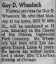 Guy Dennis Wheelock Obituary