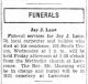 Jay J Lane Funeral.