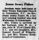 Jeane (Avery) Fisher Obituary