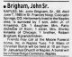 John Phillip Brigham Sr. Obituary