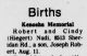Joseph Robert Nudi Birth.