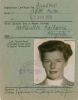 Katharine Houghton Hepburn Alien Registration.
