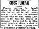 Lowell Gibbs Funeral