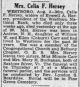 Lucelia (Carr) Hersey Obituary