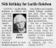 Lucille (Mohr) Rolofson 95th Birthday