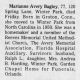 Marianne (nee Avery) Bagley Obituary.