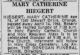 Mary Catherine Hiegert Obituary.