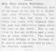 Mary Amelia (Wheelock) Bidleman Obituary