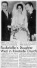 Rockefeller's Daughter Wed In Riverside Church