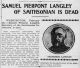 Samuel Pierpont Langley Obituary.