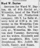 Ward W. Dayton Obituary