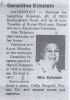 Geraldine Eckstein Obituary