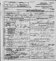 William Herbert Van De Warker Death Certificate